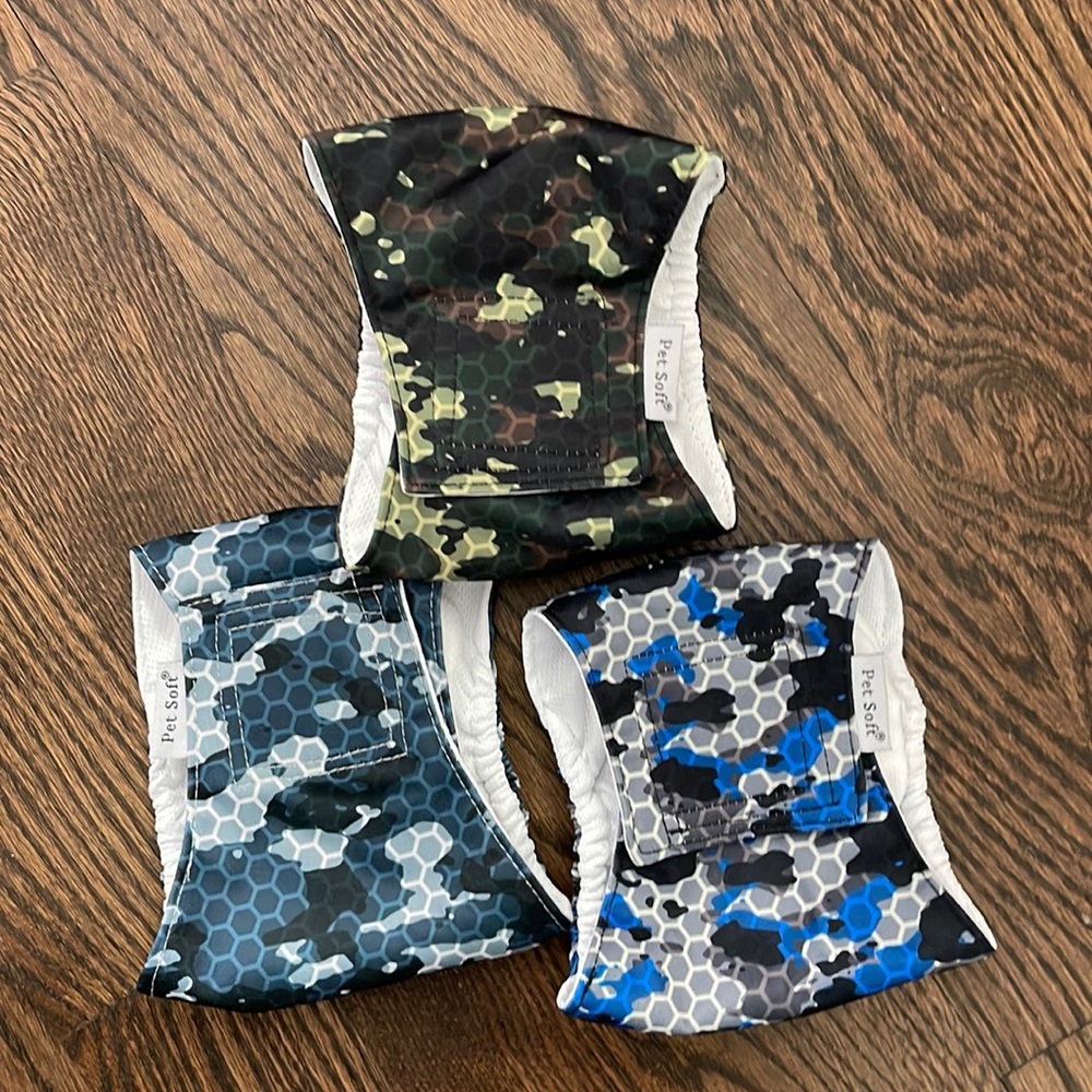 Pet Soft Diapers for male dog - size Small
